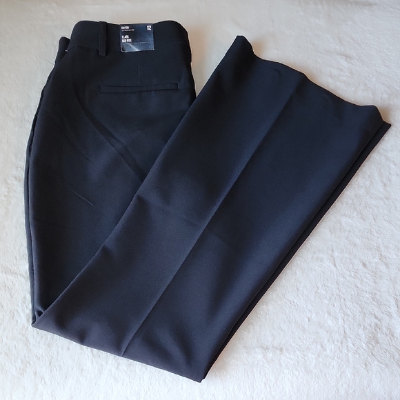 Express Pants - Express Flare Mid Rise Classic Black Dress Pants Brand New